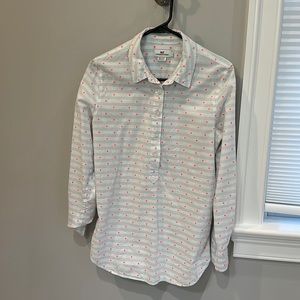 EUC Vineyard Vines women’s tunic top with buttons, size 4